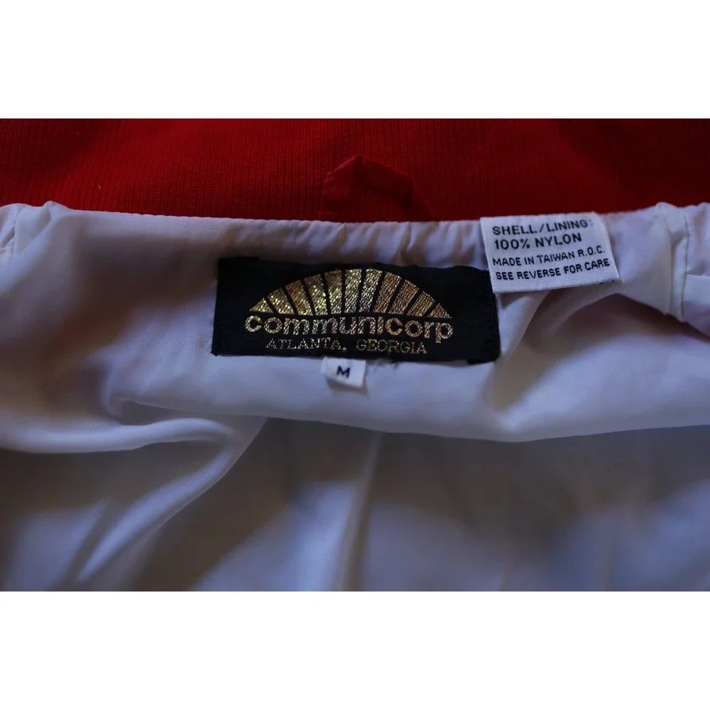 Vintage 80s Coca-Cola Jacket 100 Year Anniversary Size: M Red & White Jacket